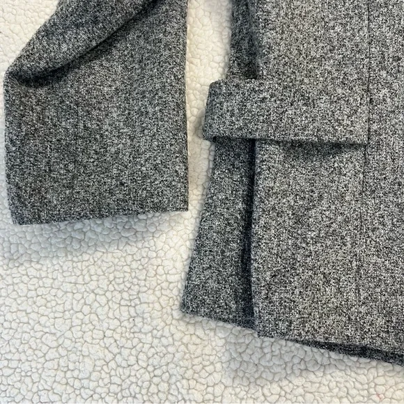 Dressbarn Womens Size M, Gray Mandarin Collar Career Button Up Jacket - Picture 9 of 14